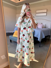 Load image into Gallery viewer, Cream Floral Midi Set