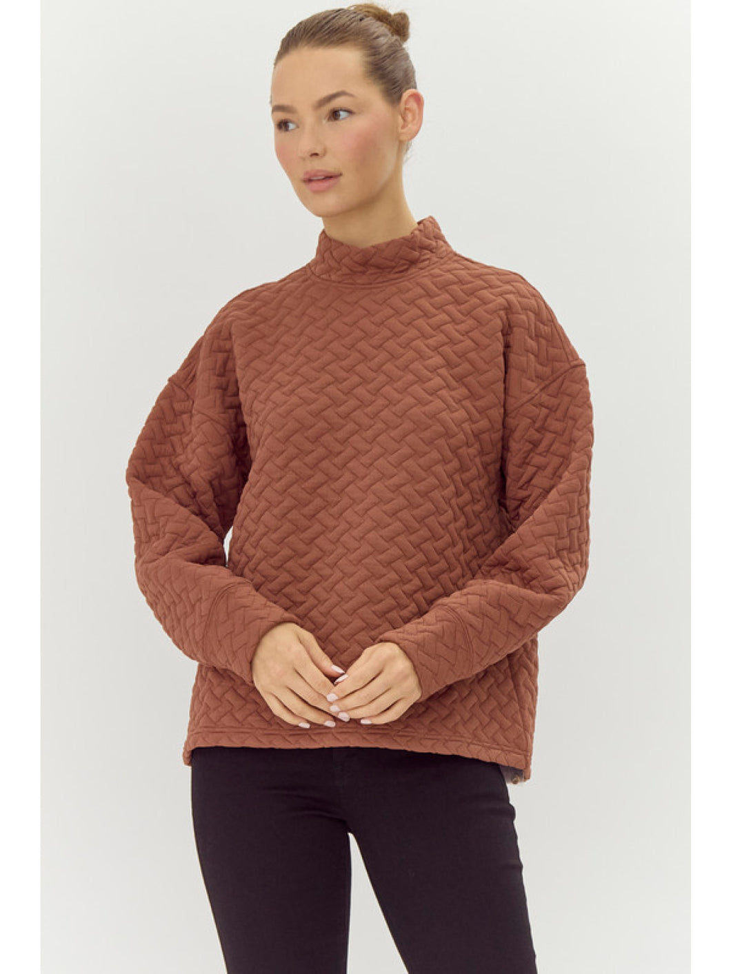 Toffee Textured Top