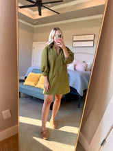 Load image into Gallery viewer, Olive Denim Dress