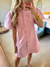 Load image into Gallery viewer, Pink Lightweight Denim Dress
