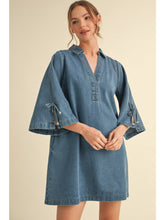 Load image into Gallery viewer, Denim Shift Dress