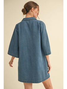 Denim Shift Dress