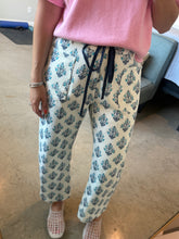 Load image into Gallery viewer, Blue Floral Pants