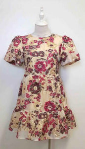 Cream and Florals Dress