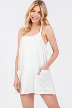 Load image into Gallery viewer, White Workout Romper Dress