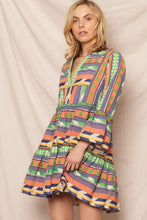 Load image into Gallery viewer, Bright Patterned Dress