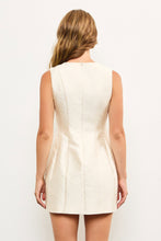 Load image into Gallery viewer, Ecru Structured Dress