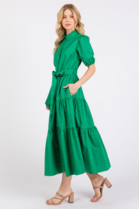 Kelly Green Midi