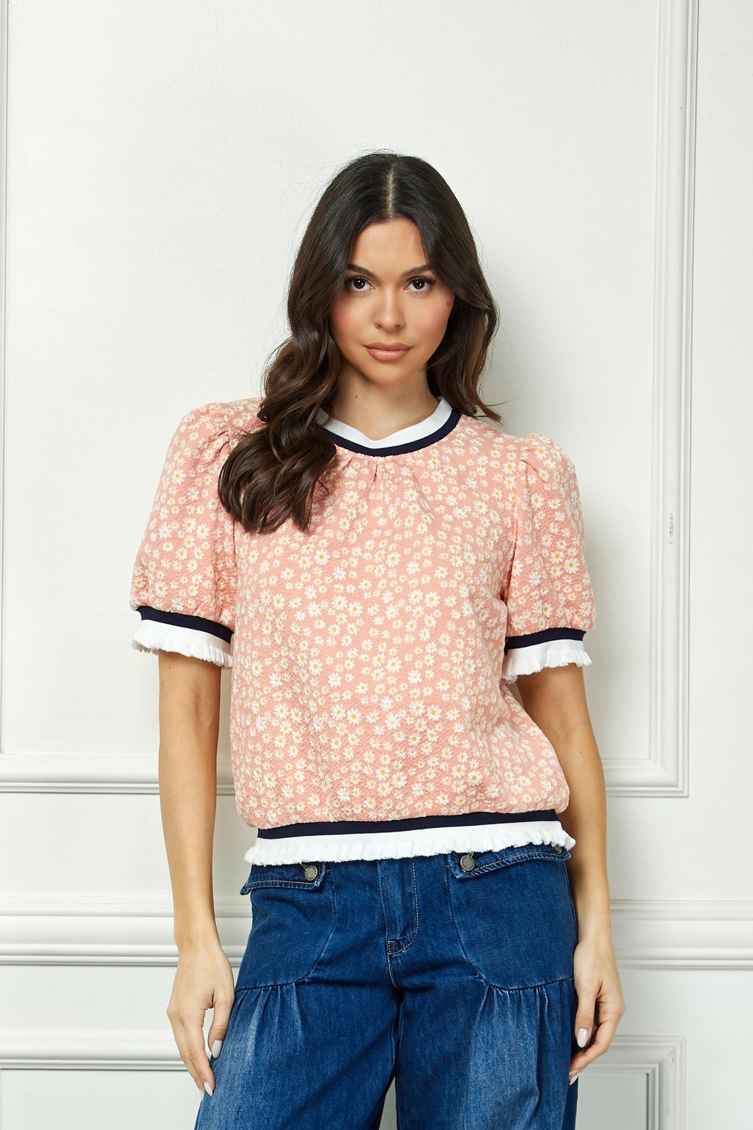 Blush Daisy Short Sleeve