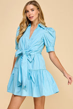 Load image into Gallery viewer, Blue Bow Dress