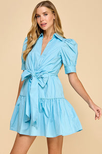 Blue Bow Dress