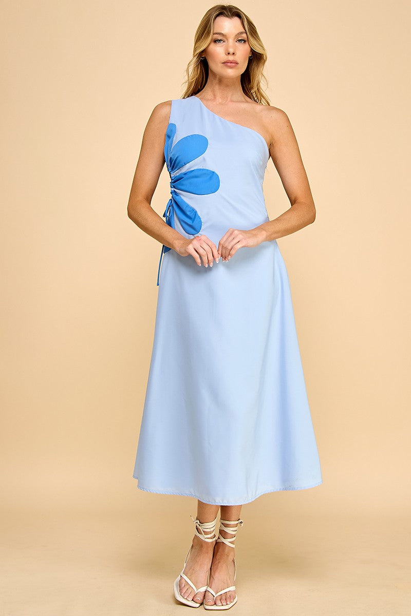 Blue Flower Midi