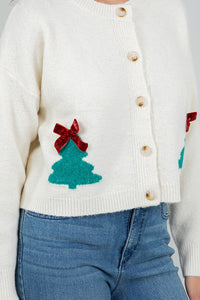 Festive Tree Cardigan