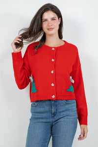 Festive Tree Cardigan