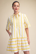 Load image into Gallery viewer, Yellow Striped Dress