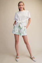 Load image into Gallery viewer, Green Floral Shorts