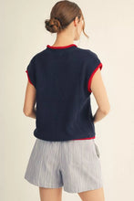 Load image into Gallery viewer, Navy Flag Vest