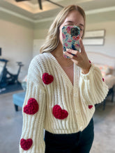 Load image into Gallery viewer, Hearts Cardigan