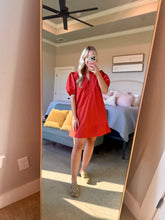 Load image into Gallery viewer, Rust Shift Dress