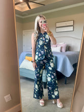 Load image into Gallery viewer, Navy Floral Set