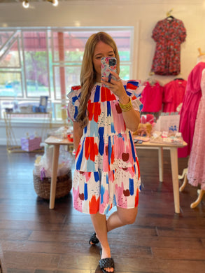 Bold Abstract Dress