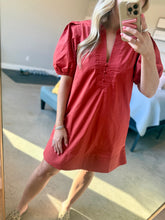 Load image into Gallery viewer, Rust Shift Dress