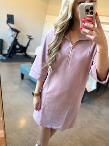 Mauve Scuba Dress