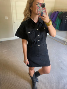 Black Denim Dress