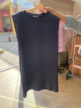 Load image into Gallery viewer, Navy Silk Casual Dress