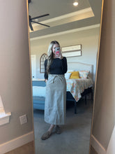 Load image into Gallery viewer, Cream Leather Skirt