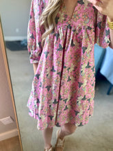 Load image into Gallery viewer, Pink Floral Dress