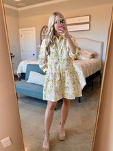 Load image into Gallery viewer, Yellows Delicate Floral Dress