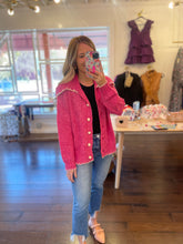 Load image into Gallery viewer, Fuchsia Cardigan