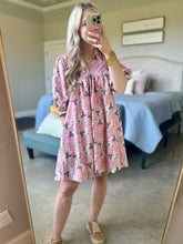 Load image into Gallery viewer, Pink Floral Dress
