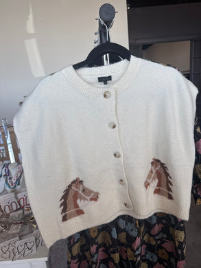 Horse Sweater Vest