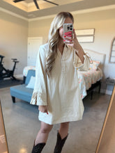 Load image into Gallery viewer, Cream Denim Dress