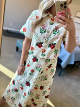 Load image into Gallery viewer, Cream Floral Midi Set