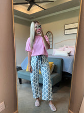 Load image into Gallery viewer, Blue Floral Pants