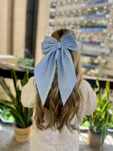 Load image into Gallery viewer, Gingham Hair Bow