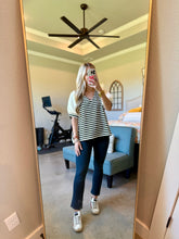 Load image into Gallery viewer, Black Striped Top