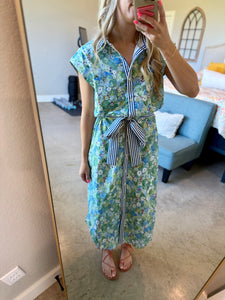 Mixed Print Tie Midi