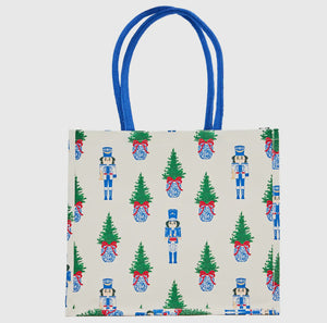 Blue Nutcracker Tote