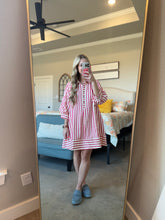 Load image into Gallery viewer, Striped Shift Dress