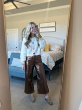 Load image into Gallery viewer, Fuzzy Cardigan with Heart Button