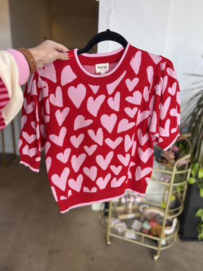 Multi Heart Sweater