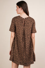 Load image into Gallery viewer, Leopard Comfy Mini Dress