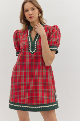 Christmas Plaid Dress