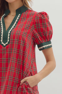 Christmas Plaid Dress