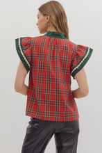 Load image into Gallery viewer, Christmas Plaid Top