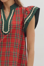 Load image into Gallery viewer, Christmas Plaid Top